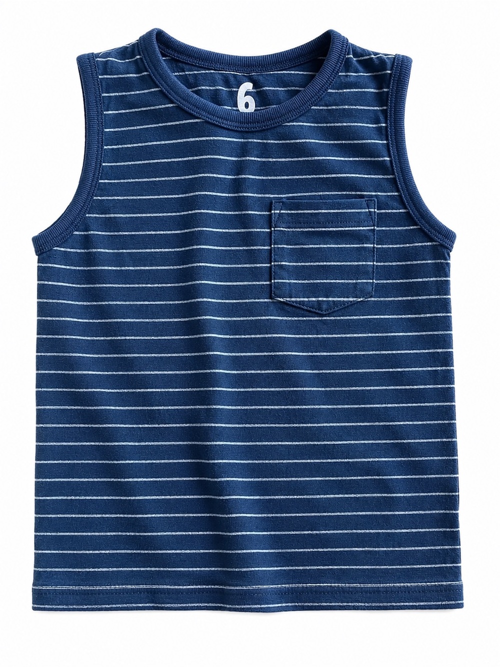 Cotton On Kids Teal Striped Tank Top Size 6T